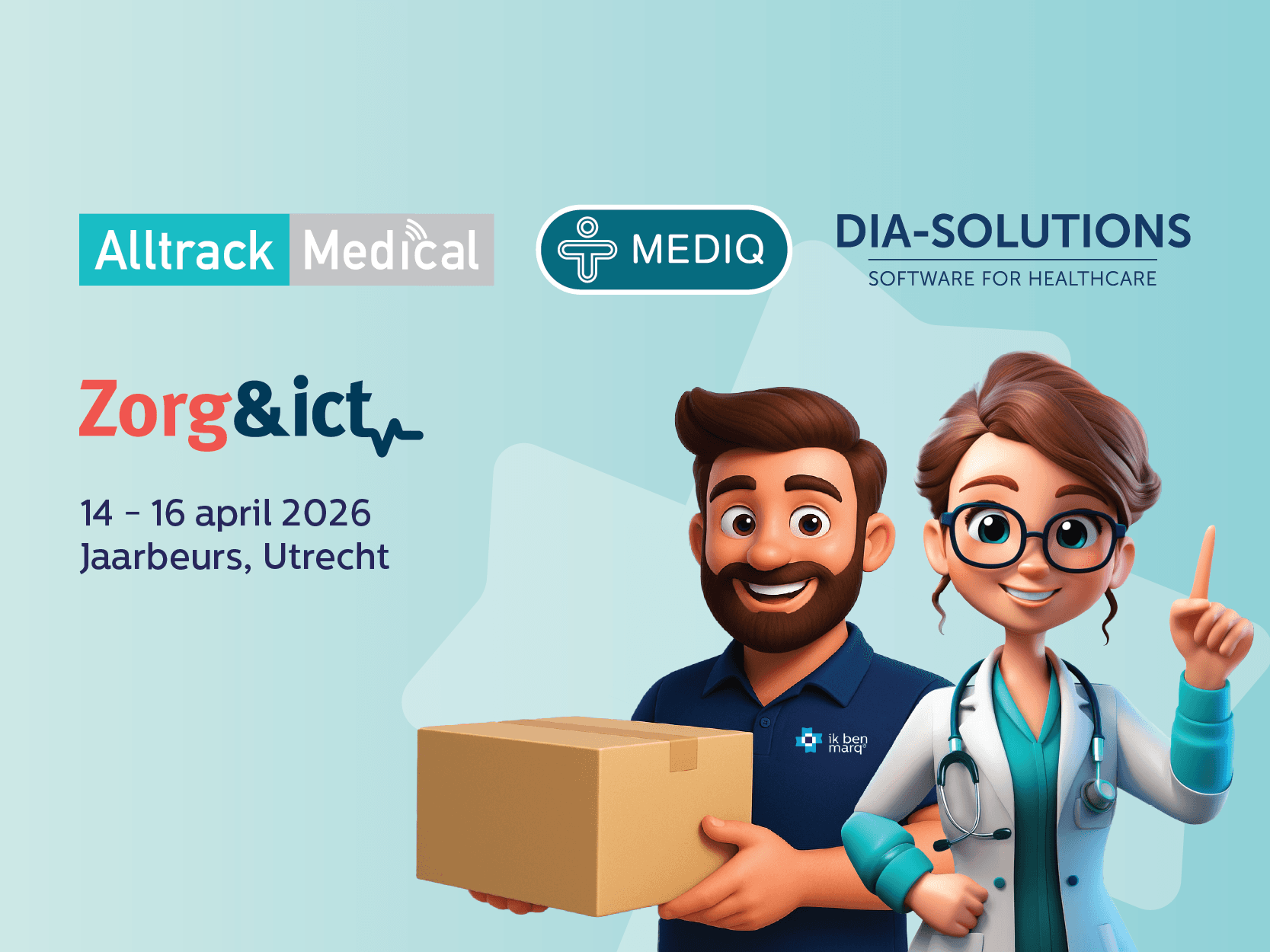 Laat je inspireren op onze stand tijdens de Zorg & ict